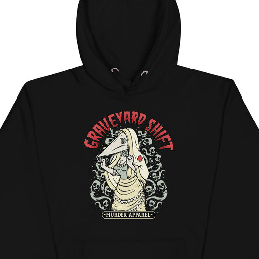 Plague Nurse Graveyard Shift Hoodie