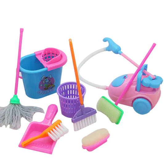 Children's Mini House Cleaning Tool Set Puzzle Toys