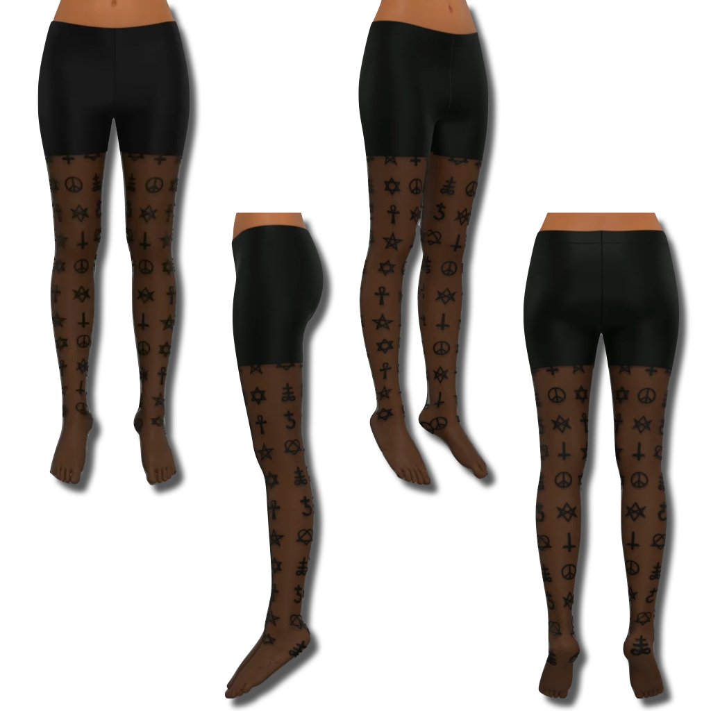Occulted Stockings | Mystical Nylon Blend Tights