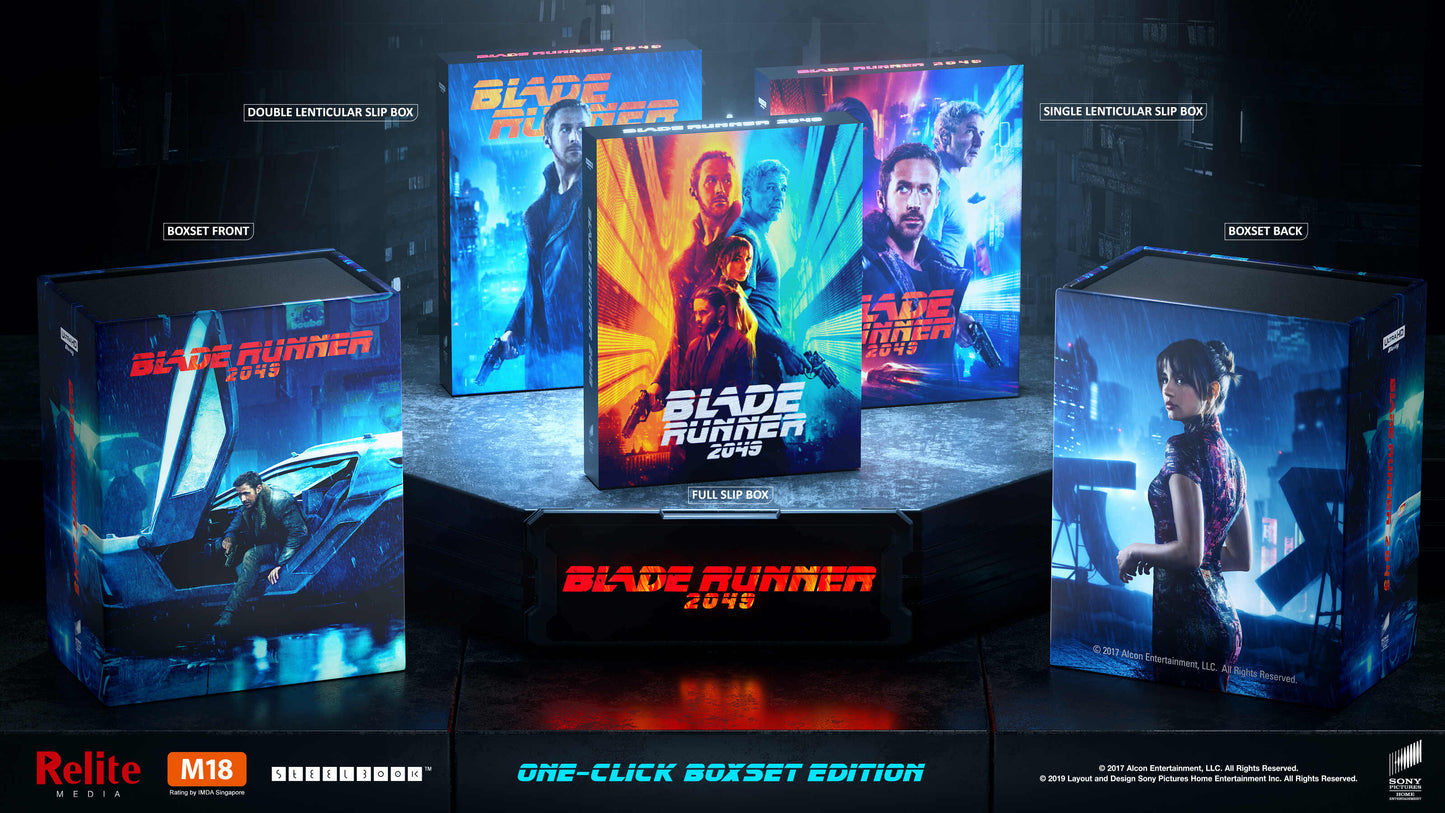 Blade Runner 2049 - Relite Exclusive Steelbook [One Click Boxset /500] (4K Ultra HD + Blu-ray)