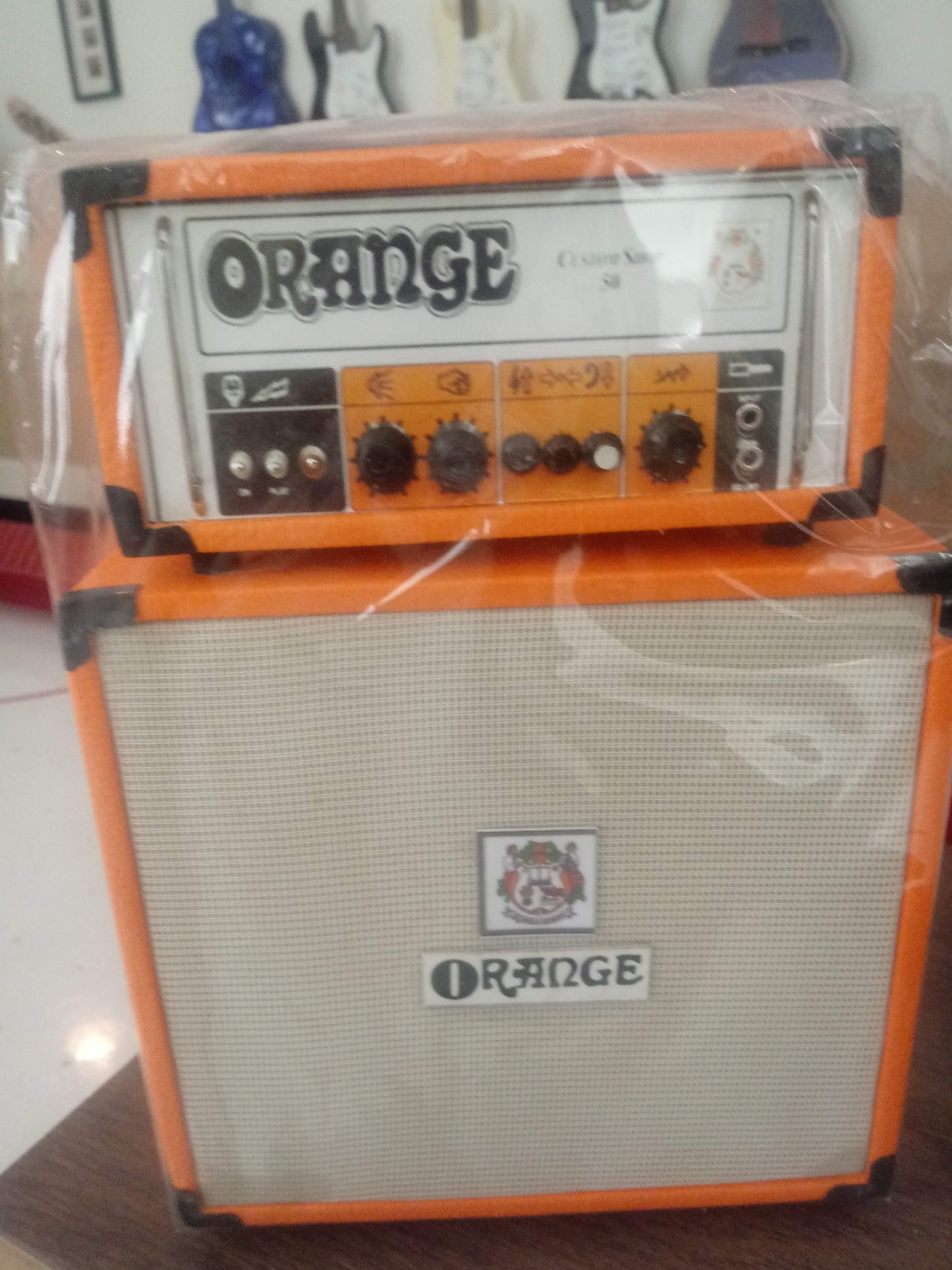 Orange Crush Amplifier & Head 1:4 Scale Replica ~New~