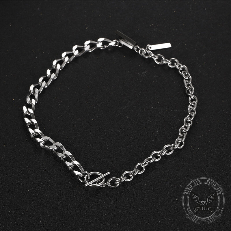 OT Buckle Stainless Steel Necklace