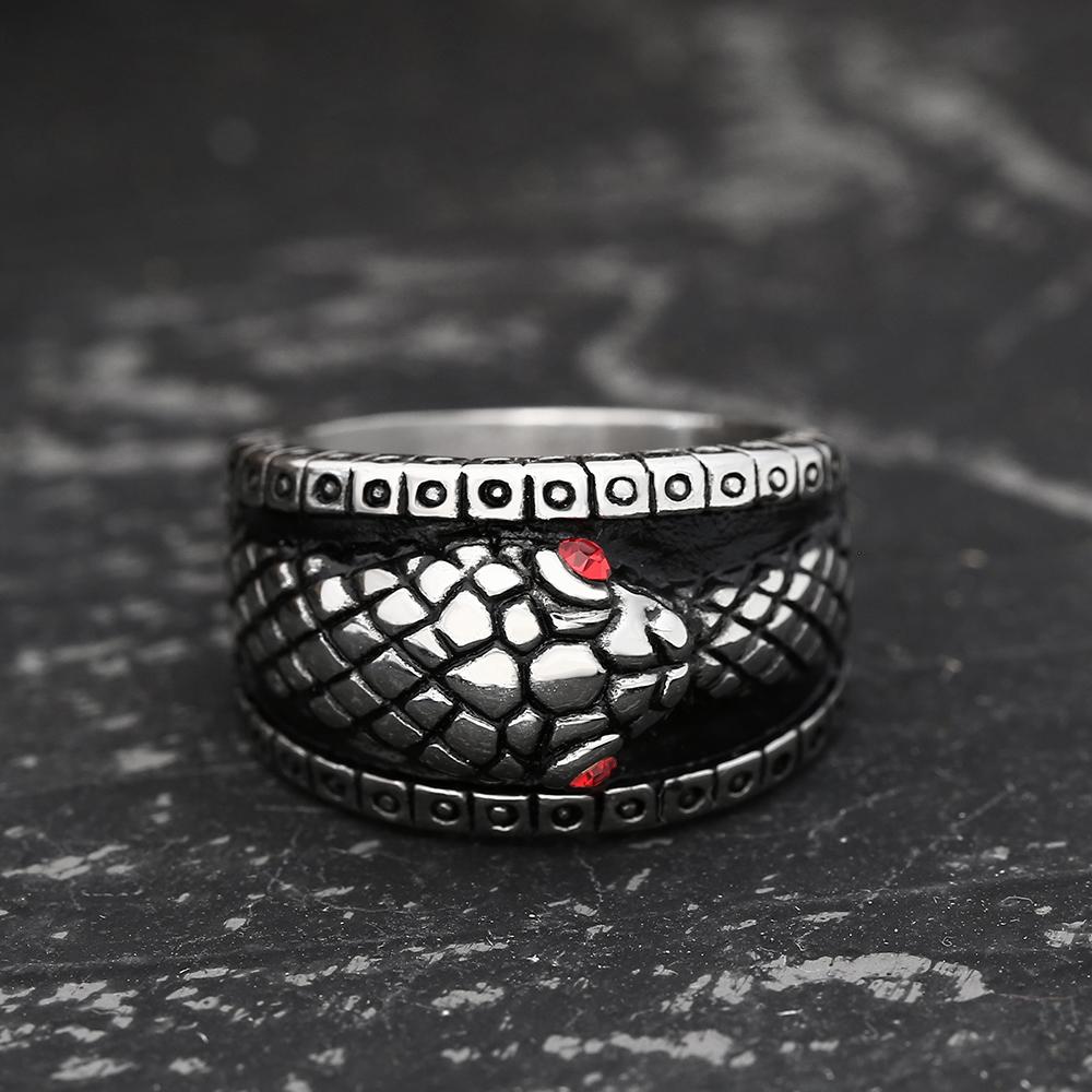Ouroboros Stainless Steel Mythology Ring