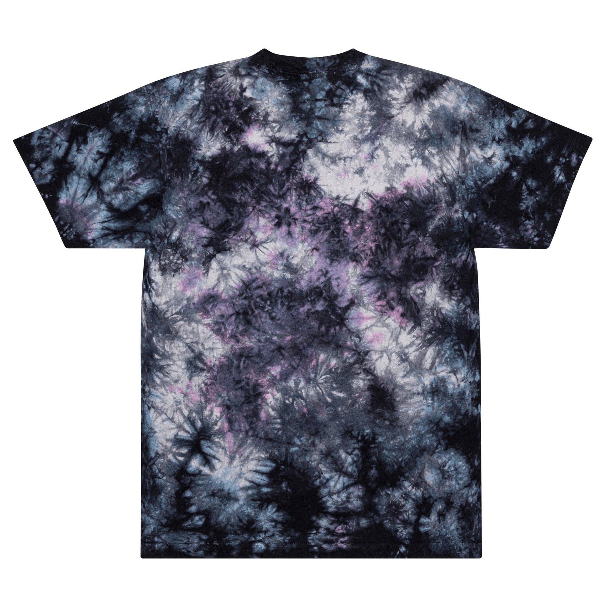 The Ace of Spades Oversized Tie-Dye T-Shirt - Premium T-shirt from Lizard Vigilante - Just $33.49! Shop now at Lizard Vigilante