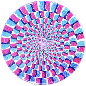 Clear Acrylic Optical Illusion Saddle Plug 14mm to 25mm