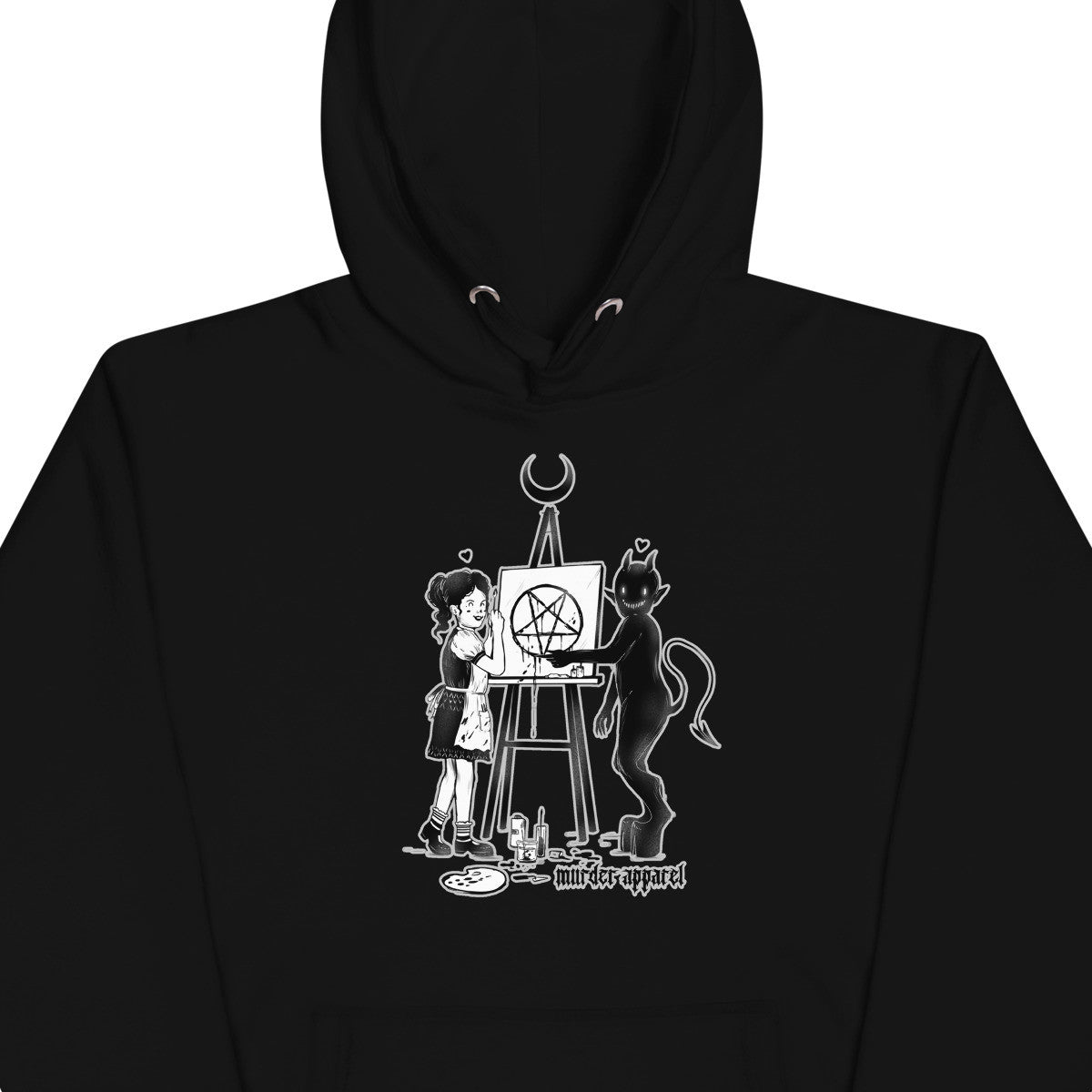 Satan Paint Night Hoodie