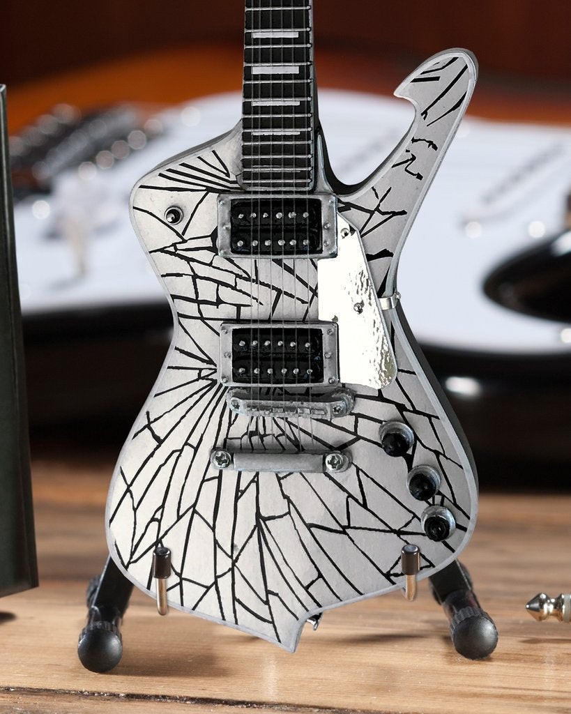 PAUL STANLEY (KISS) -Ibanez Cracked 1:4 Scale Replica Guitar ~Axe Heaven