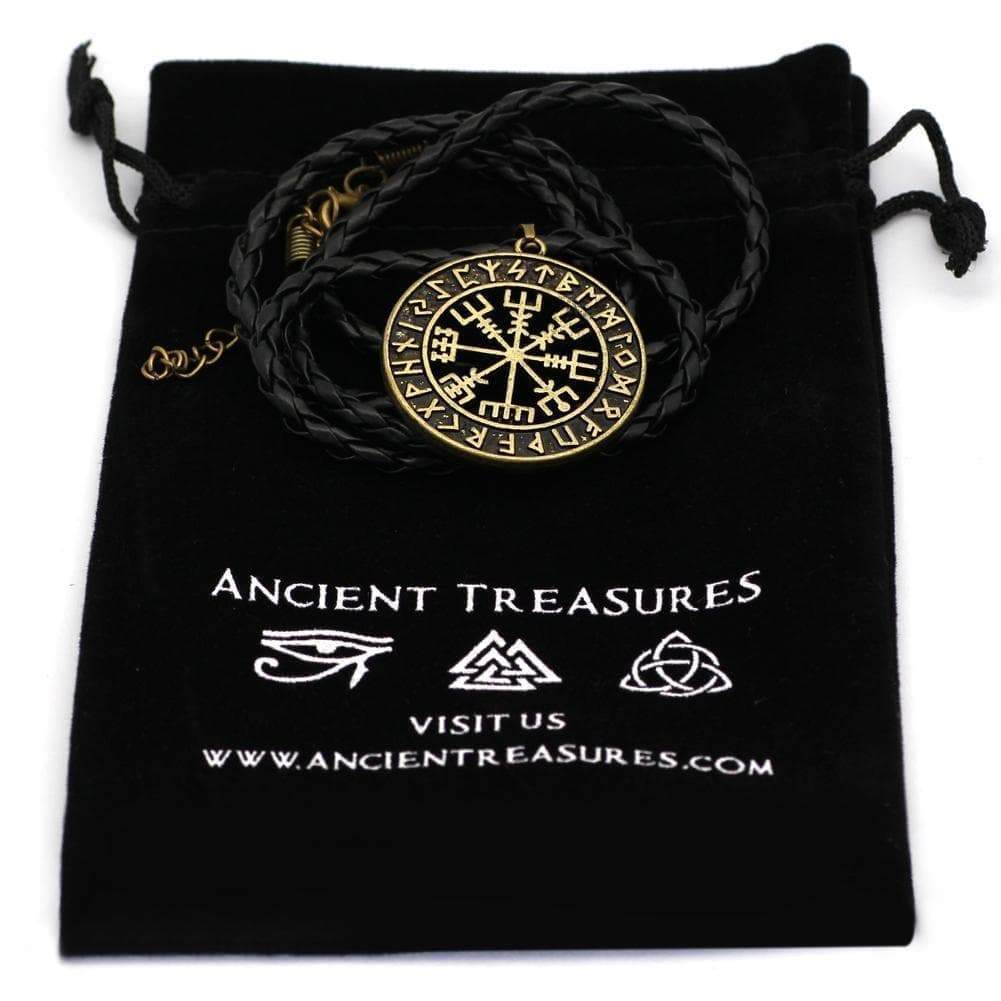 Vikings Vegvisir Stainless Steel Pendant Necklace