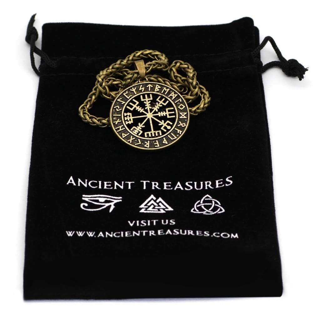 Vikings Vegvisir Stainless Steel Pendant Necklace