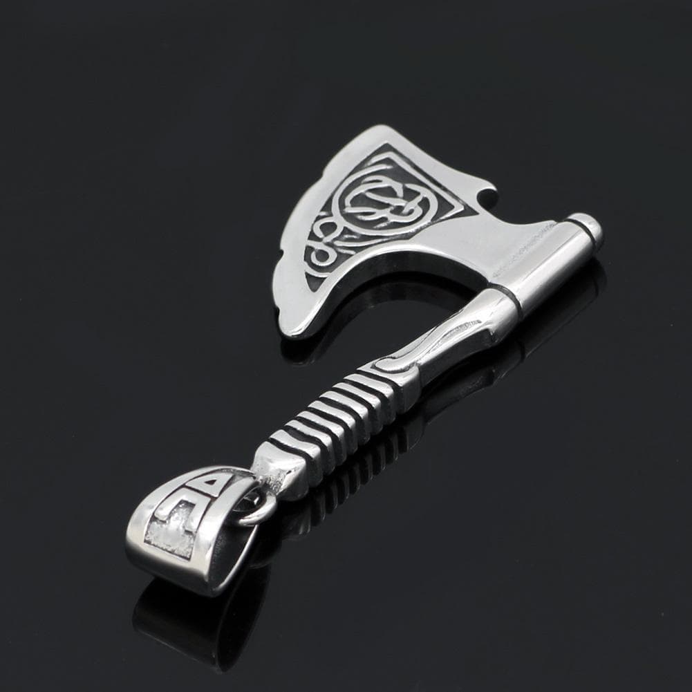 Vikings Huskarlar Axe Stainless Steel Necklace