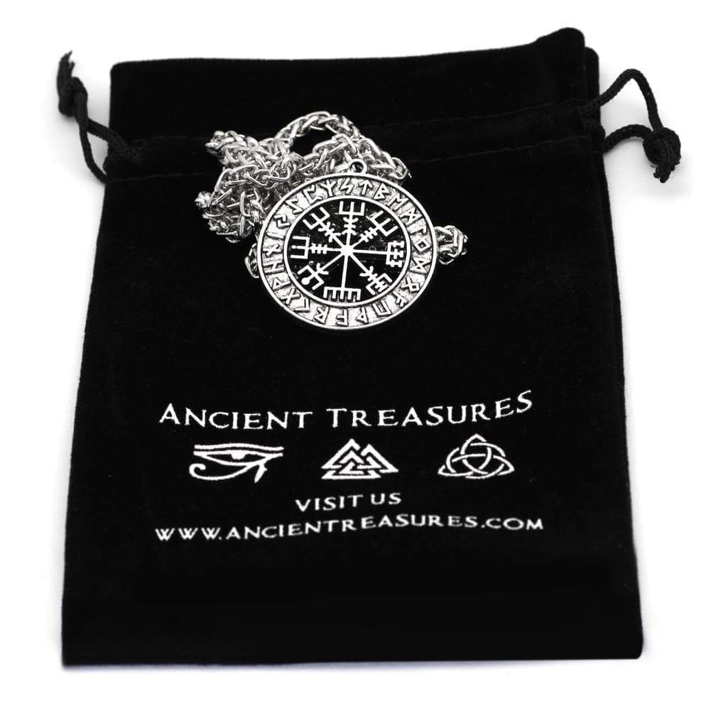 Vikings Vegvisir Stainless Steel Pendant Necklace