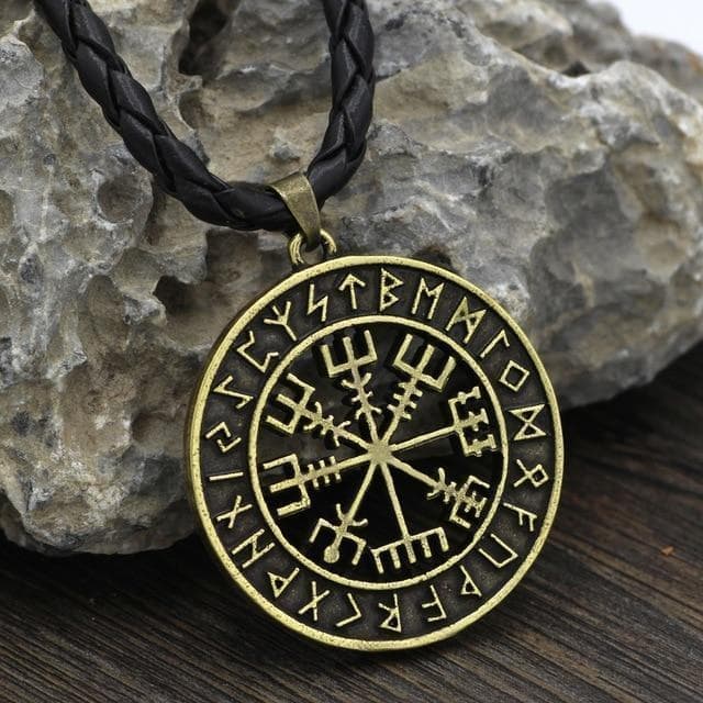 Vikings Vegvisir Stainless Steel Pendant Necklace