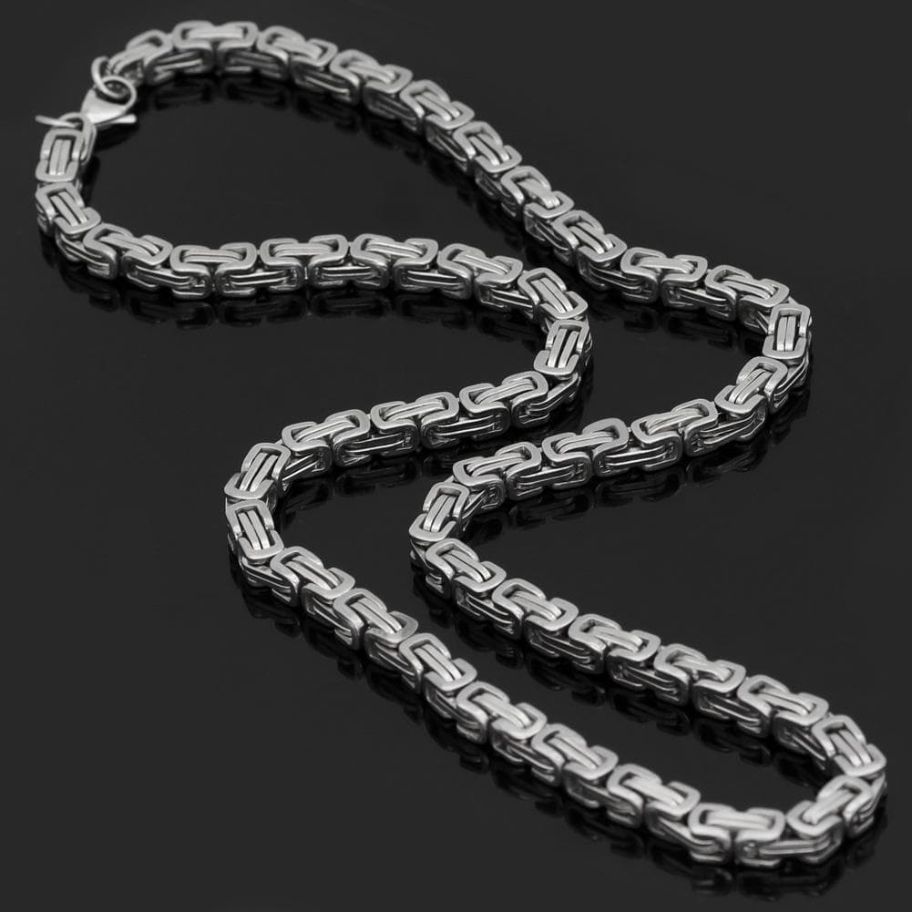 Viking Stainless Steel King Chain + Bracelet