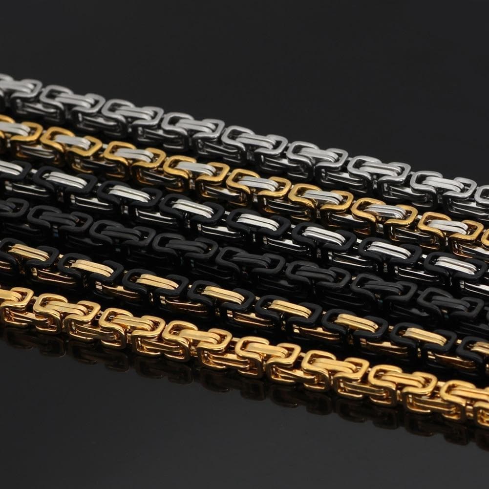 Viking Stainless Steel King Chain + Bracelet