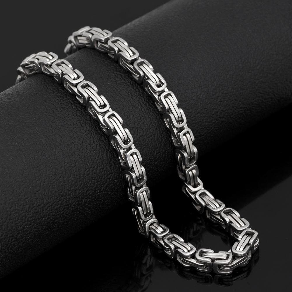 Viking Stainless Steel King Chain + Bracelet