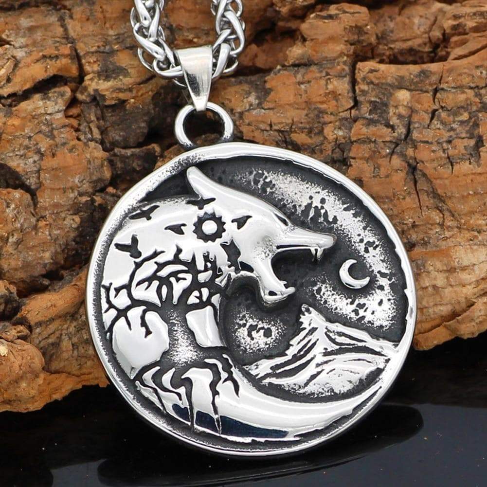 Vikings Hati Ragnarok Pendant & Necklace