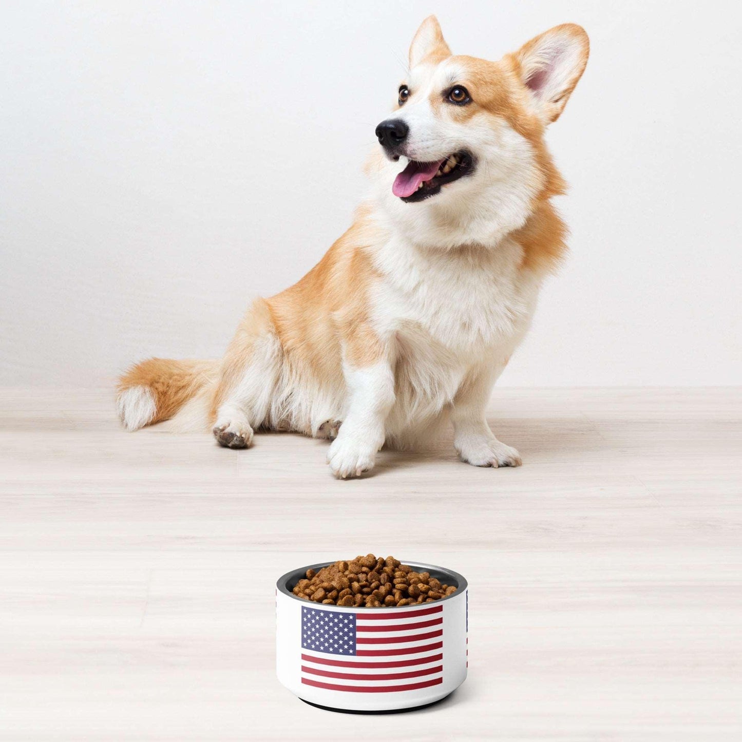 American Flag Pet Bowl / Old Glory Dog Dish - Lizard Vigilante