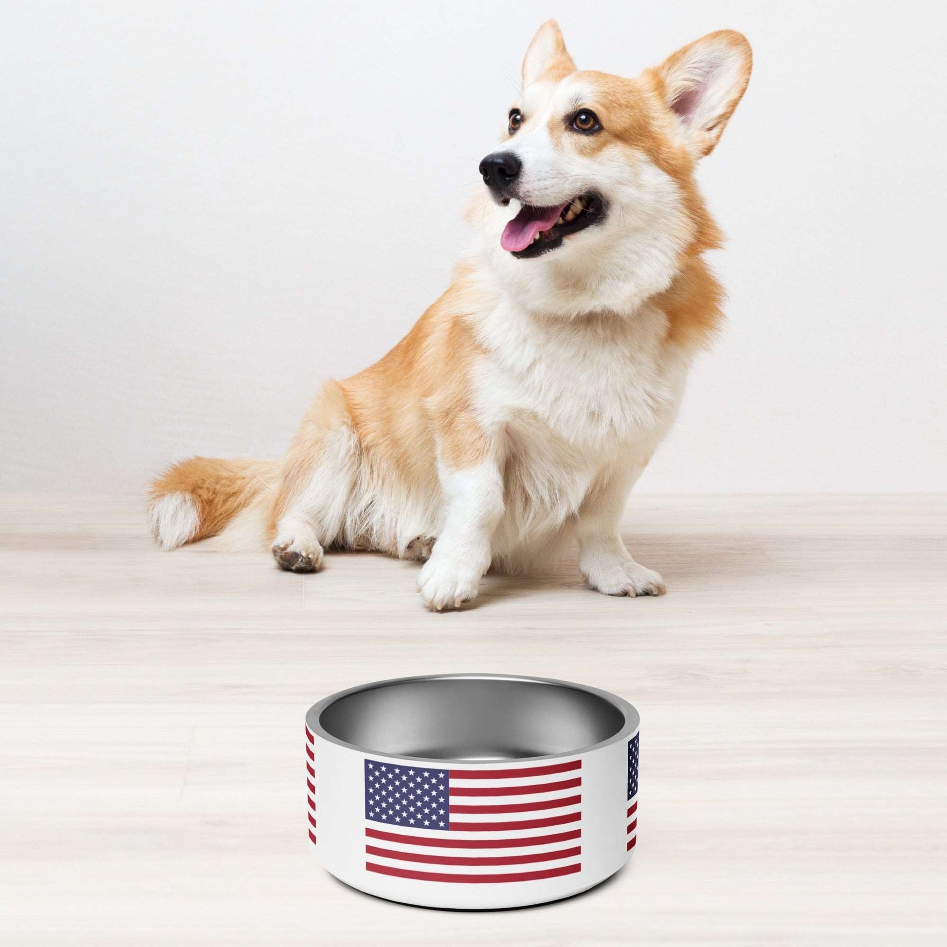 American Flag Pet Bowl / Old Glory Dog Dish - Lizard Vigilante
