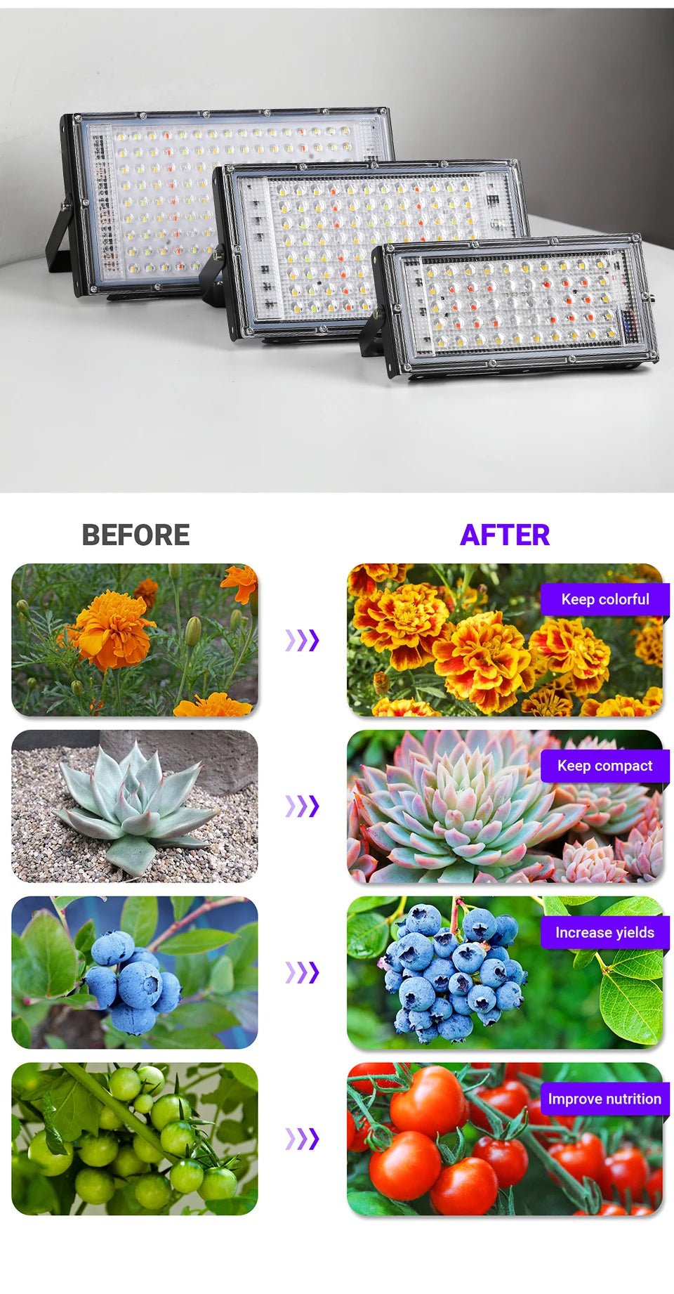 Photosynthesis Overlord: The 50W - 150W LED Grow Light That Turns Plants Into Beasts - Lizard Vigilante