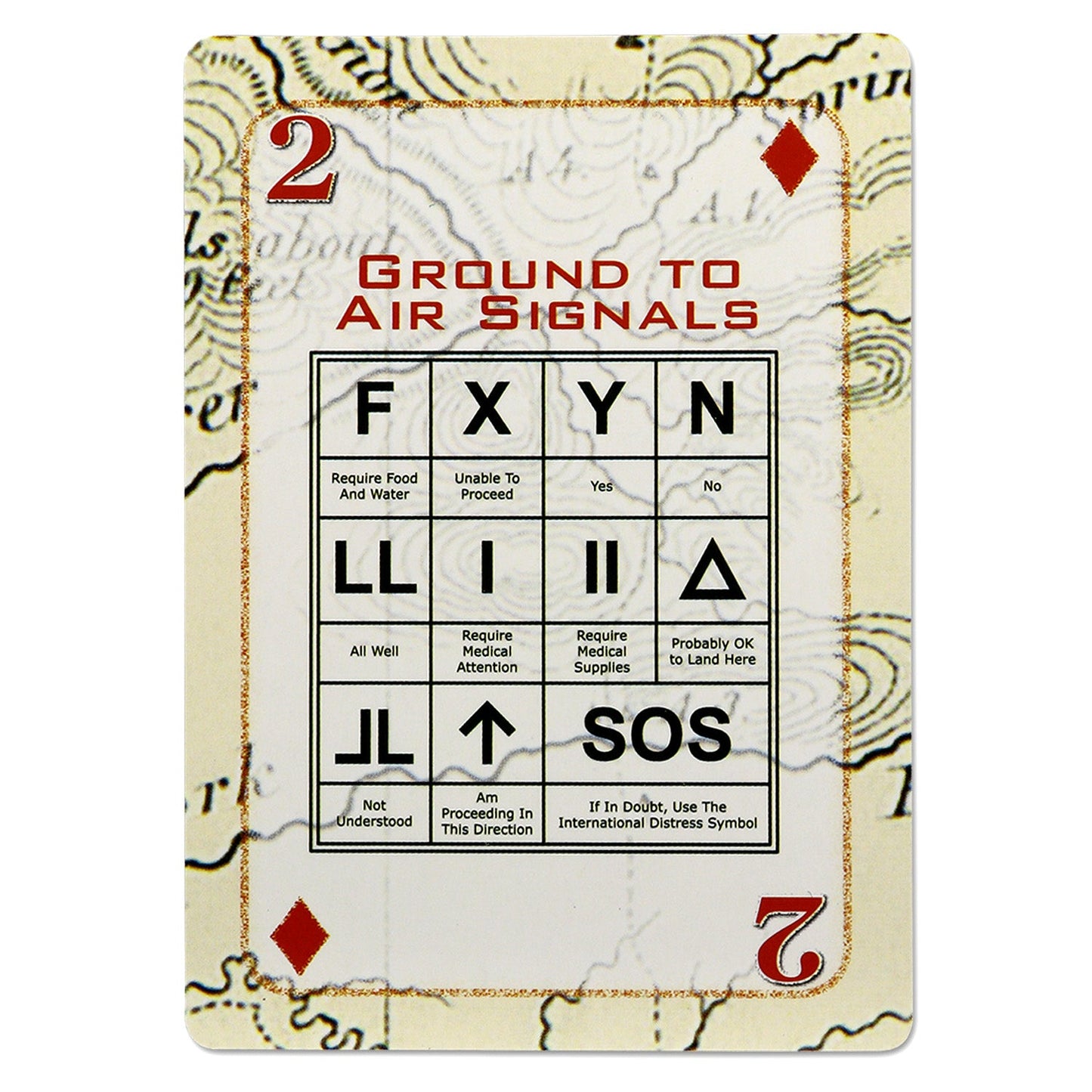 Quake Kits Survival Playing Cards | Essential Skills on Every Card