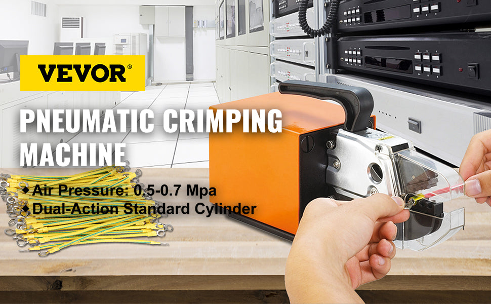 VEVOR AM-10 Pneumatic Crimping Tool - Powerful and Precise - Premium crimping tool from Lizard Vigilante - Just $395.99! Shop now at Lizard Vigilante