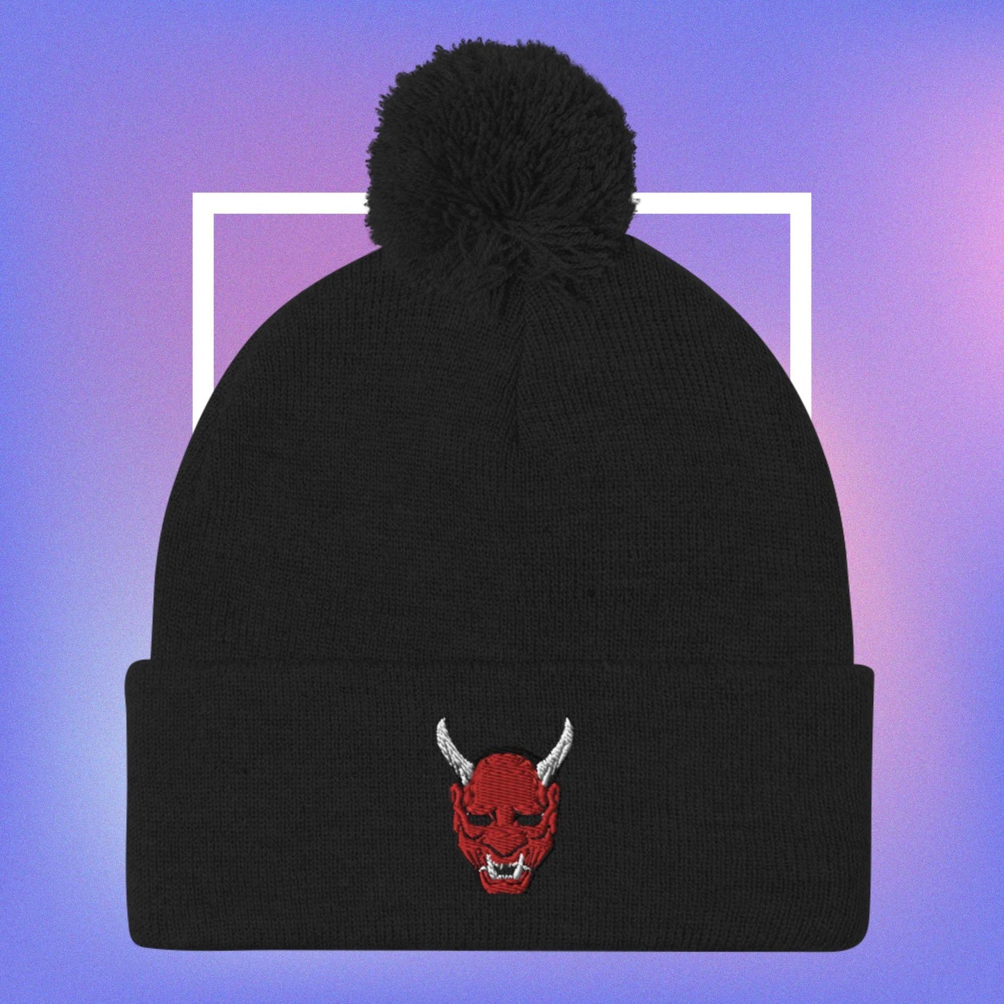 Lord Satan Pom-Pom Beanie for YOUR Head - Lizard Vigilante