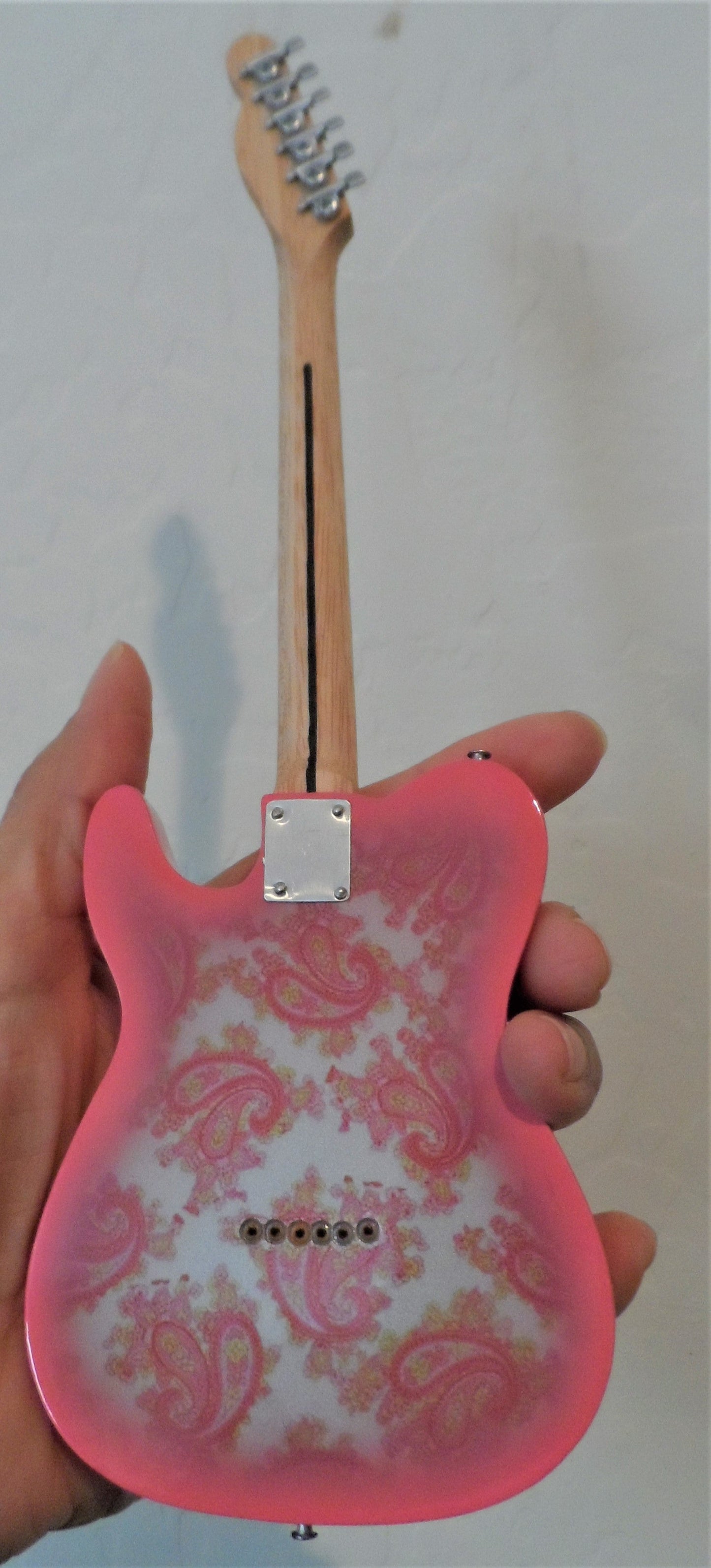 Fender Pink Paisley Telecaster 1:4 Scale Replica Guitar ~Axe Heaven~