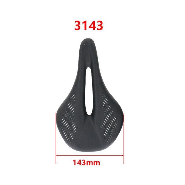 Full Carbon Saddle Road Bike Super Light Leather Carbon Bicycle Seat Optimized For Men Flexible And Comfortable Sit Bone Support Shock Absorbing Road Bike Saddle