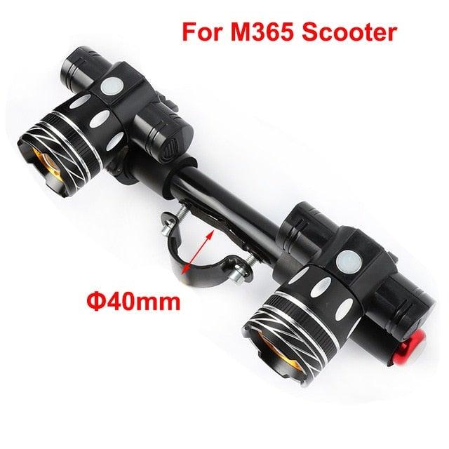 LED Headlight For Bike Electric Scooter USB Rechargeable LED Light Front Lamp High Lumens Brightness Bicycle Light Front With Strong Battery Portable Waterproof Flashlight For Night Cycling