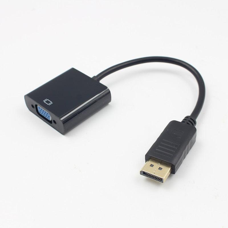 Compatible DisplayPort To VGA Cable Adapter Converter For PC Computer 16K DisplayPort 2.0 Cable 10ft Supports 16K@60Hz 10K@60Hz 8K@60Hz 4K@165Hz 4K@144Hz 80Gbps Dynamic HDR Laptop HDTV Monitor Projector