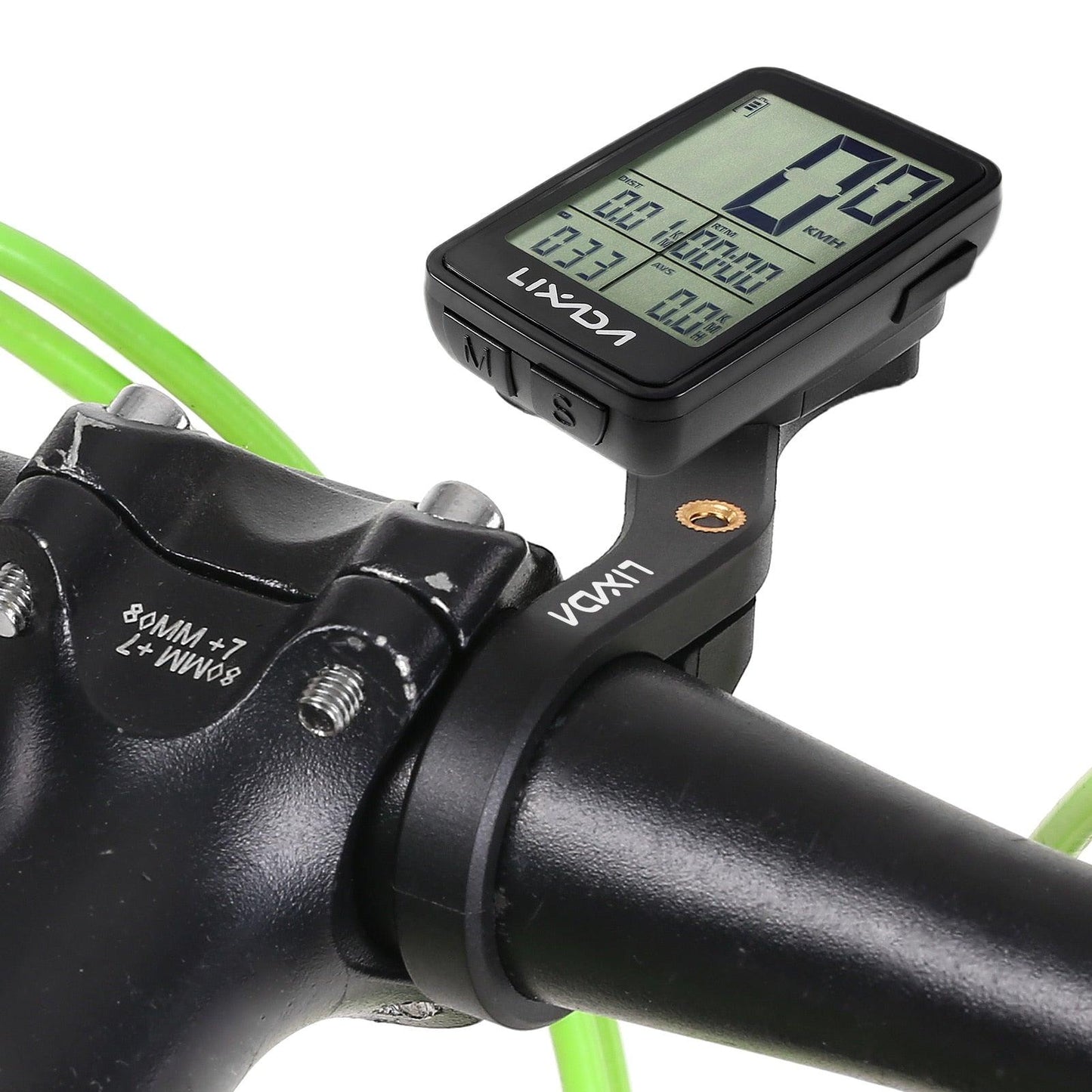Speedometer LCD Digital Display Rechargeable Wireless Bike Cycling Computer Waterproof Riding Bike Accessories Waterproof Bicycle Speedometer With LCD Backlight Display Cycling Computer