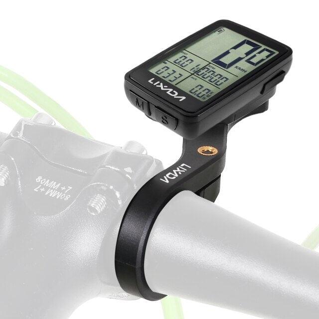 Speedometer LCD Digital Display Rechargeable Wireless Bike Cycling Computer Waterproof Riding Bike Accessories Waterproof Bicycle Speedometer With LCD Backlight Display Cycling Computer