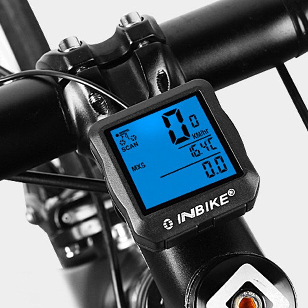 Mountain Bicycle Computer Wired Speedometer Bicycle Tracker Luminous Road Bike Bicycle Odometer Wireless Waterproof Cycle Bike Computer With LCD Display Max Distance Time For Trainer