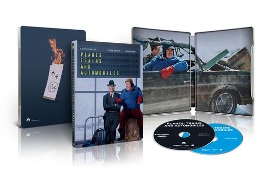 Planes, Trains & Automobiles - Limited Edition Steelbook (4K Ultra HD + Blu-ray + Digital Copy)