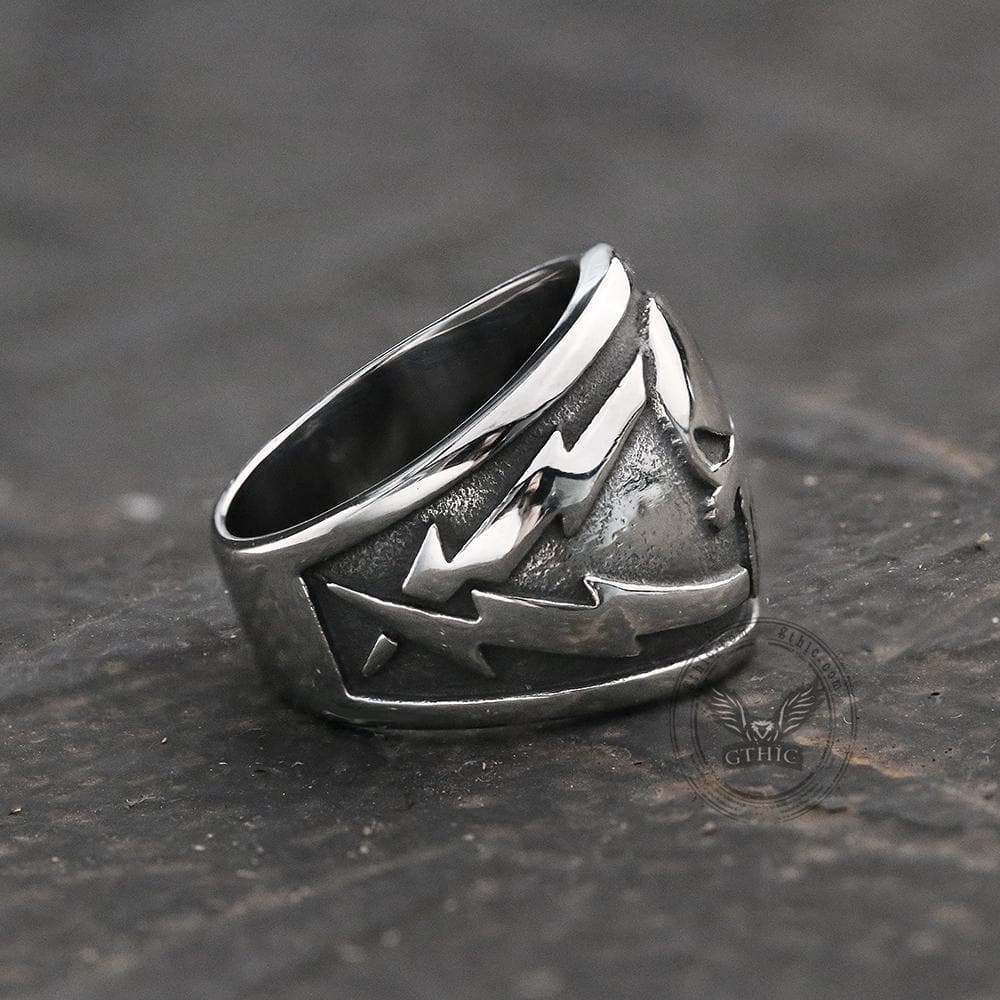 Punisher Skull Stainless Steel Biker Ring