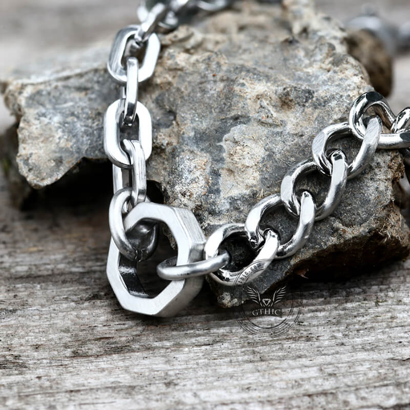 Punk Anchor Stainless Steel Chain Marine Bracelet