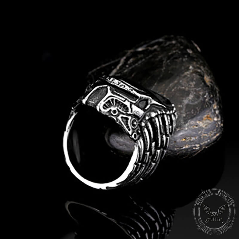 Punk Predator Elder Stainless Steel Ring