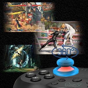 Pure Black Wireless Bluetooth Joystick Gamepad Controller Compatible With PC Laptop Monitor Smart TV