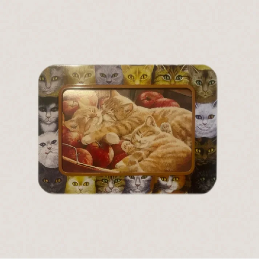 Quirky Vintage Cat Tin by Persis Clayton Wiers