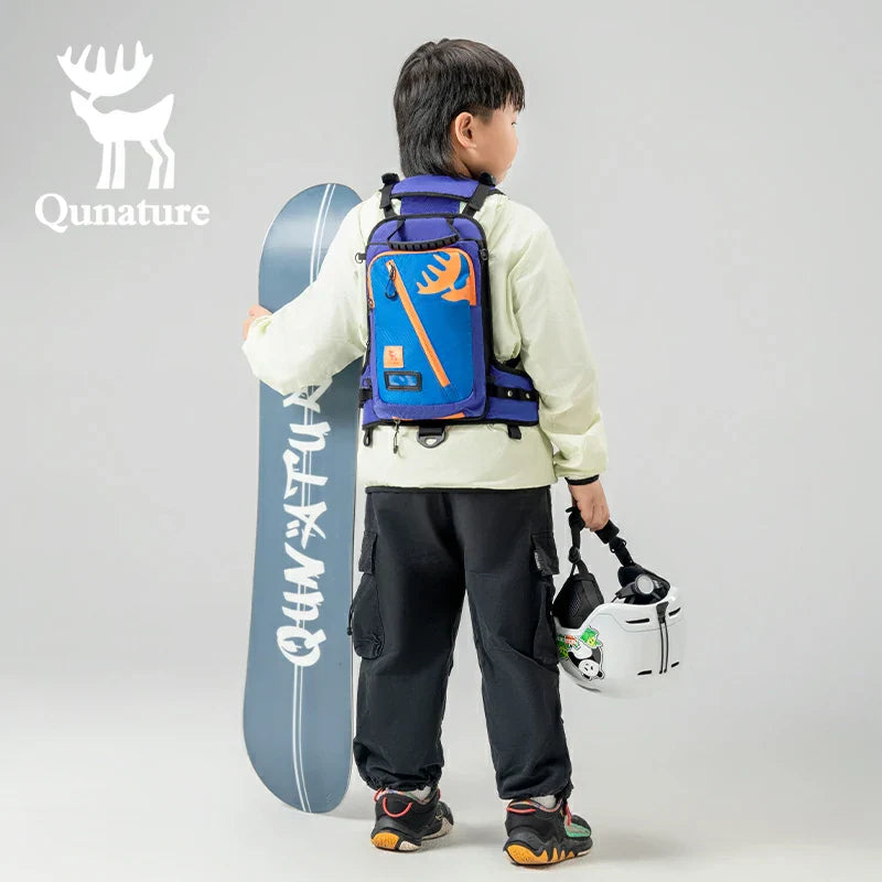 Qunature Kids’ Ski Training Backpack With Traction Rope-H53