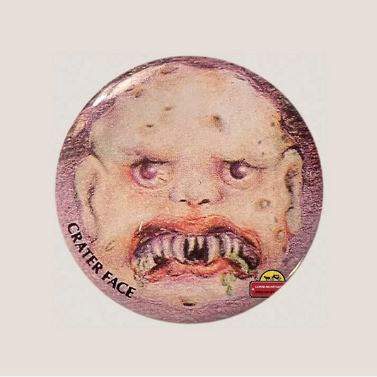Radical 80s Garbage Pail Kids Crater Face Pin Unleashed