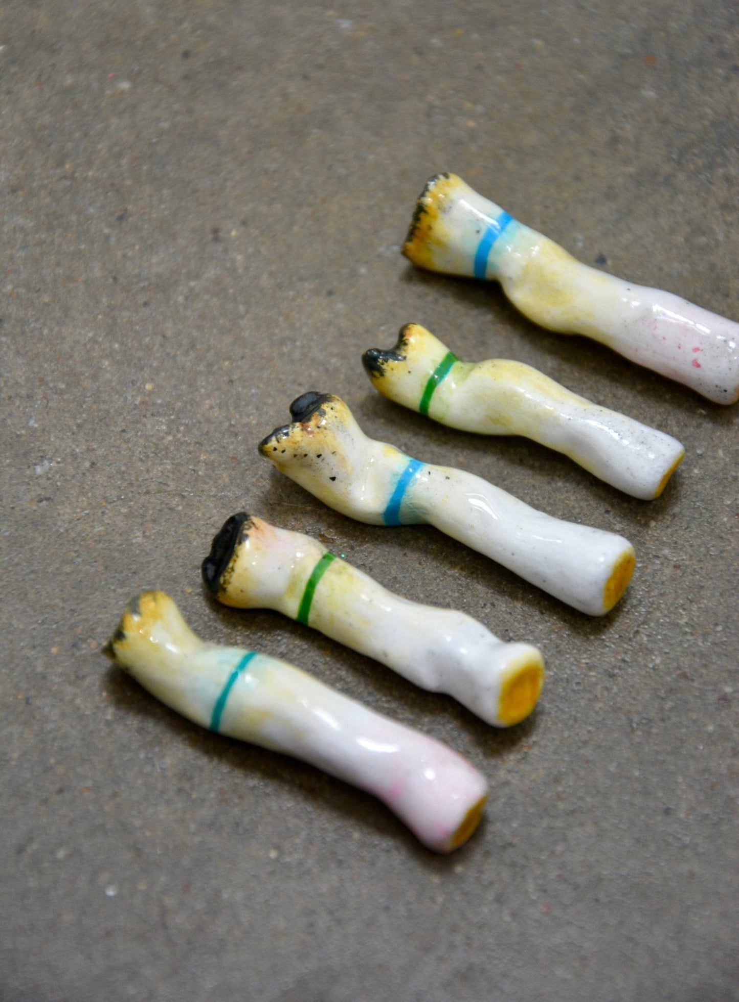 RAINY DAY BUTTS - SET OF FIVE