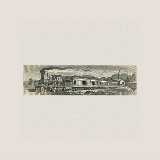 Rare 1900s VT & MA Railroad Stock Certificate Treasure