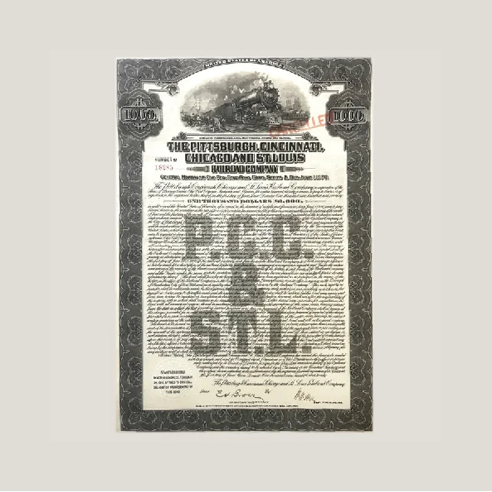 Rare 1920 Railroad Gold Bond Certificate Uncovers Railway History