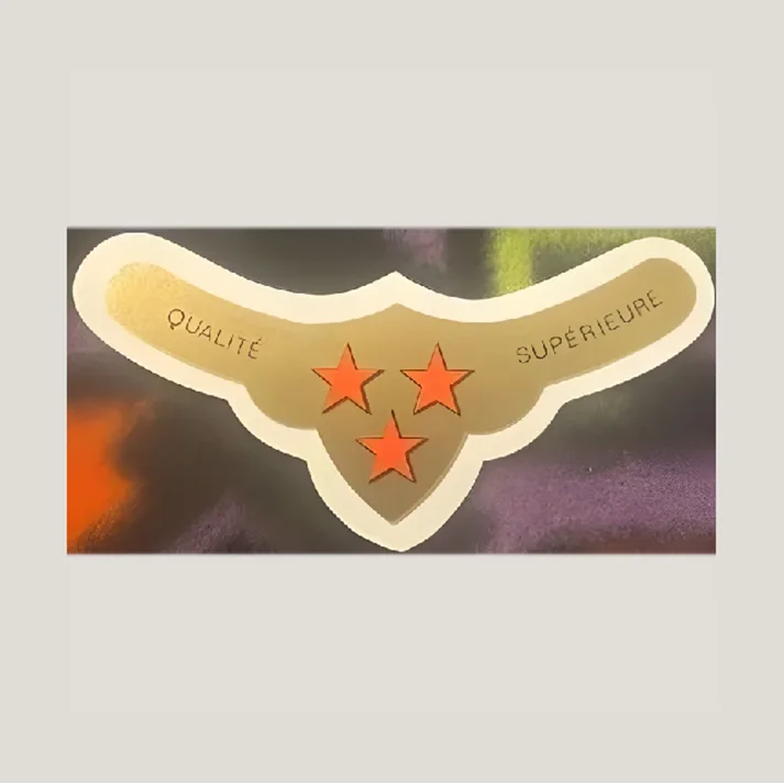 Rare 1920s French Wine Label Antique Vintage Collectible