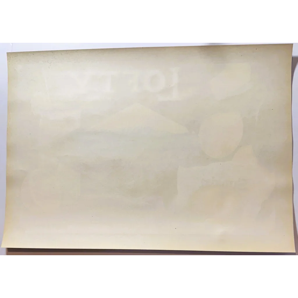 Rare 1930s Lofty Lemons Vintage Crate Label from Fallbrook