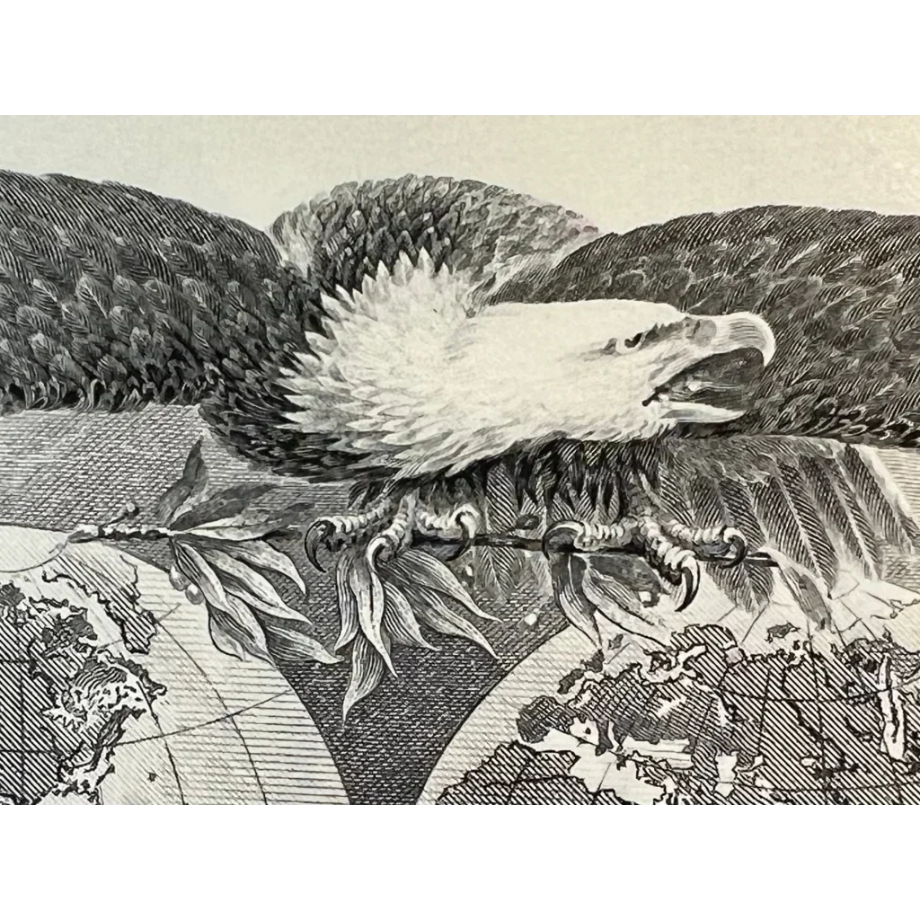 Rare 1950 Pan American World Airways Stock Certificate