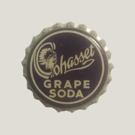 Rare 1950s Cohasset Grape Soda Cork Bottle Cap from Youngstown