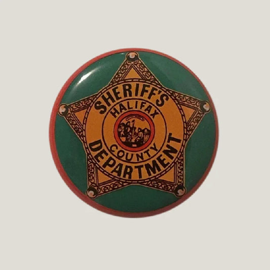 Rare 1950s Halifax County Special Police Tin Litho Badge
