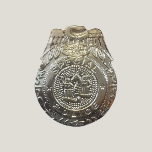 Rare 1950s Tin Special Police Badge Antique Gift for Collectors